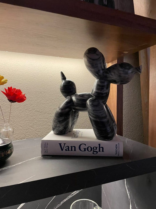 Escultura de Mármol en Forma de Perrito - Arte Guillomé