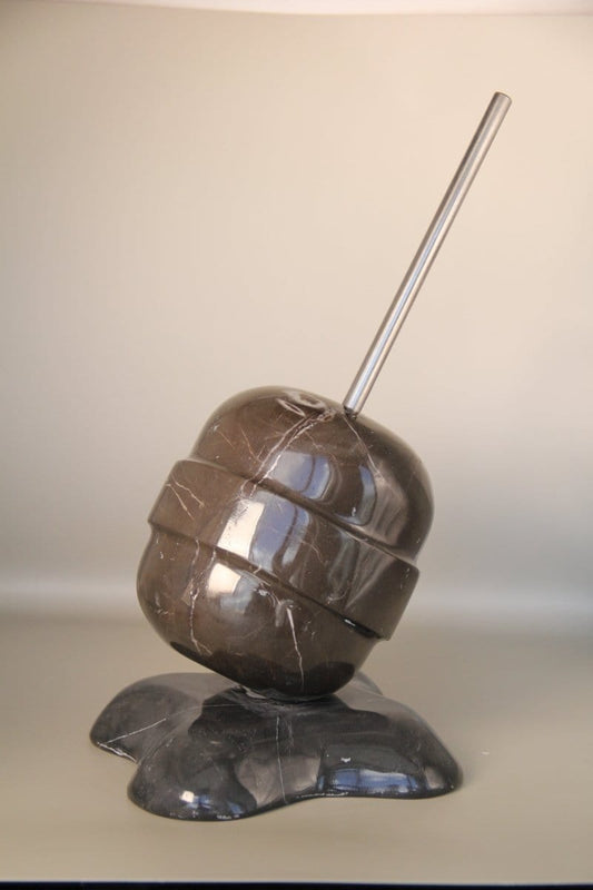 Escultura de Paleta Derretida de Mármol - Arte Guillomé