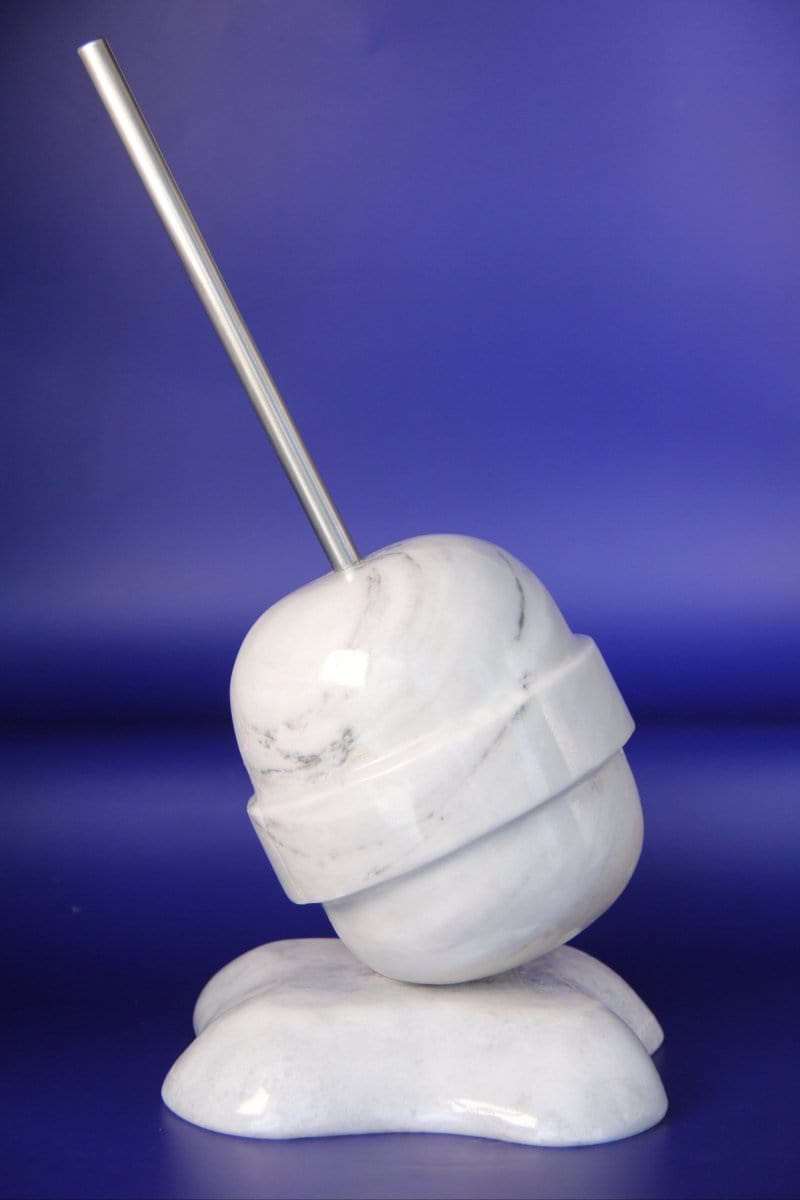 Escultura de Paleta Derretida de Mármol - Arte Guillomé