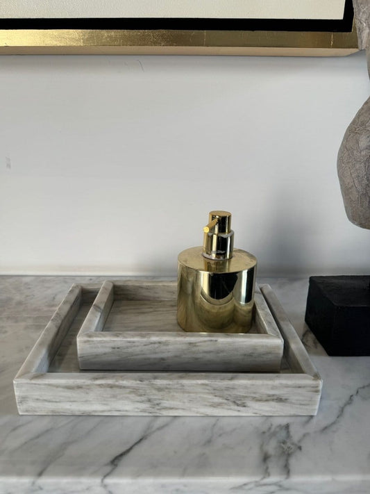 Juego de Charolas de Mármol Multiusos - Arte Guillomé