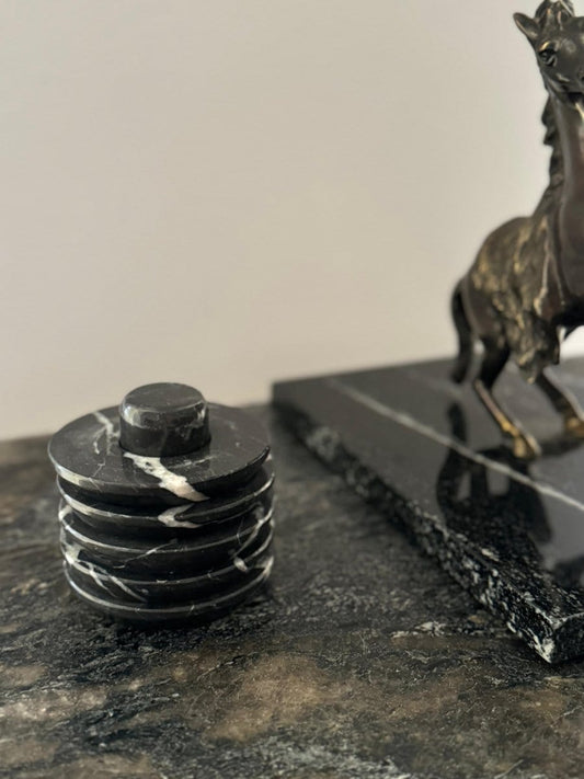 Set de 4 Portavasos con Base Organizadora - Arte Guillomé