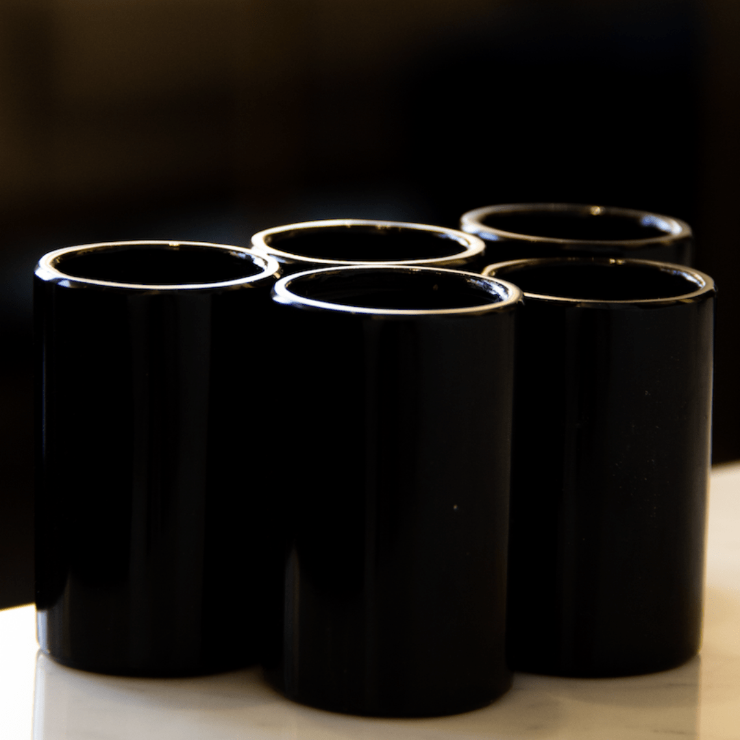 Set de 6 Tequileros de Mármol - Cilindro - Arte Guillomé