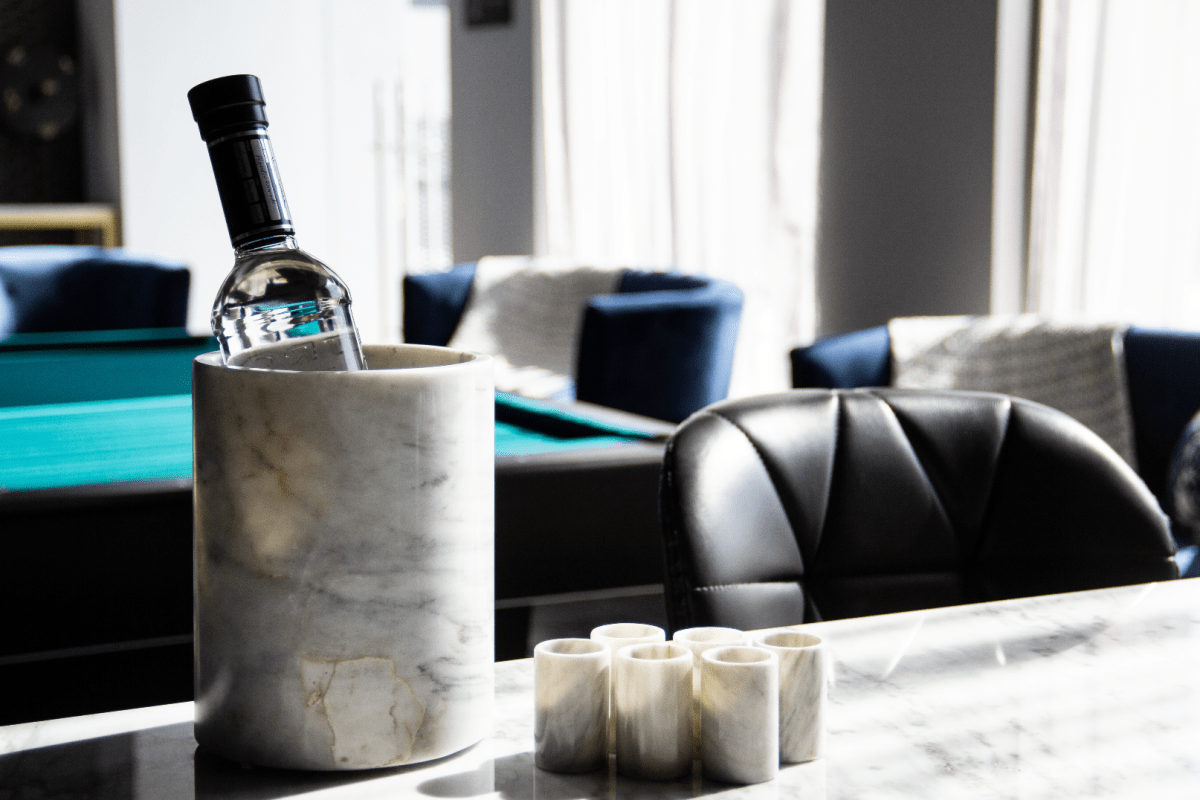 Set de Bar de Mármol - Arte Guillomé