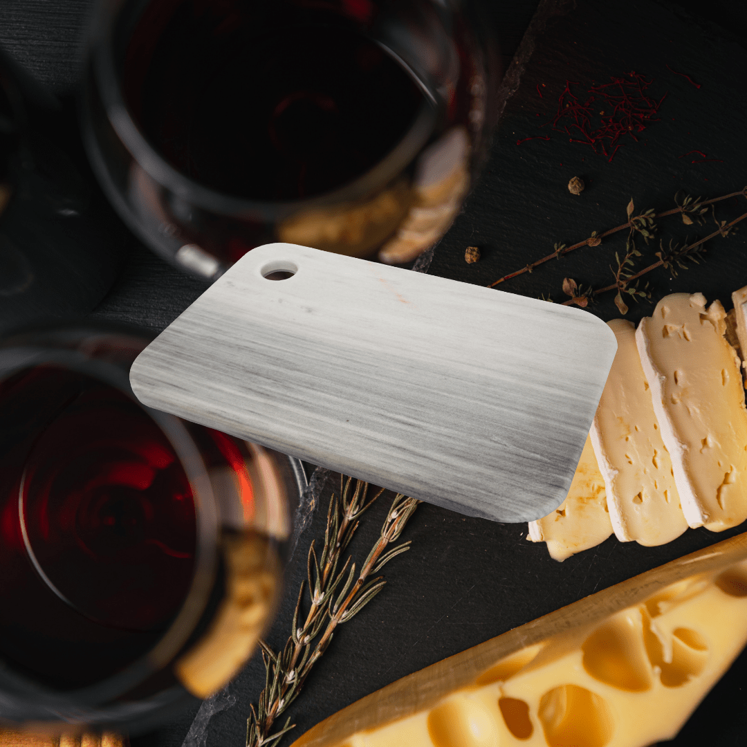 Tabla Para Carnes Frias Rectangular de Mármol - Arte Guillomé