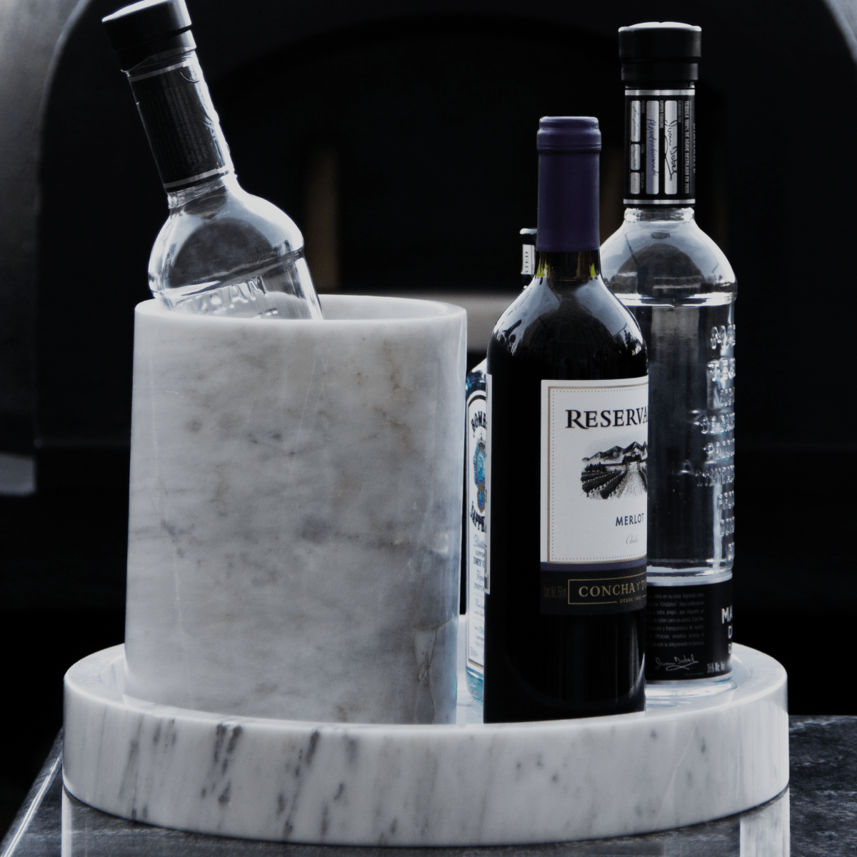 Enfriador de Botella de Mármol - Arte Guillomé