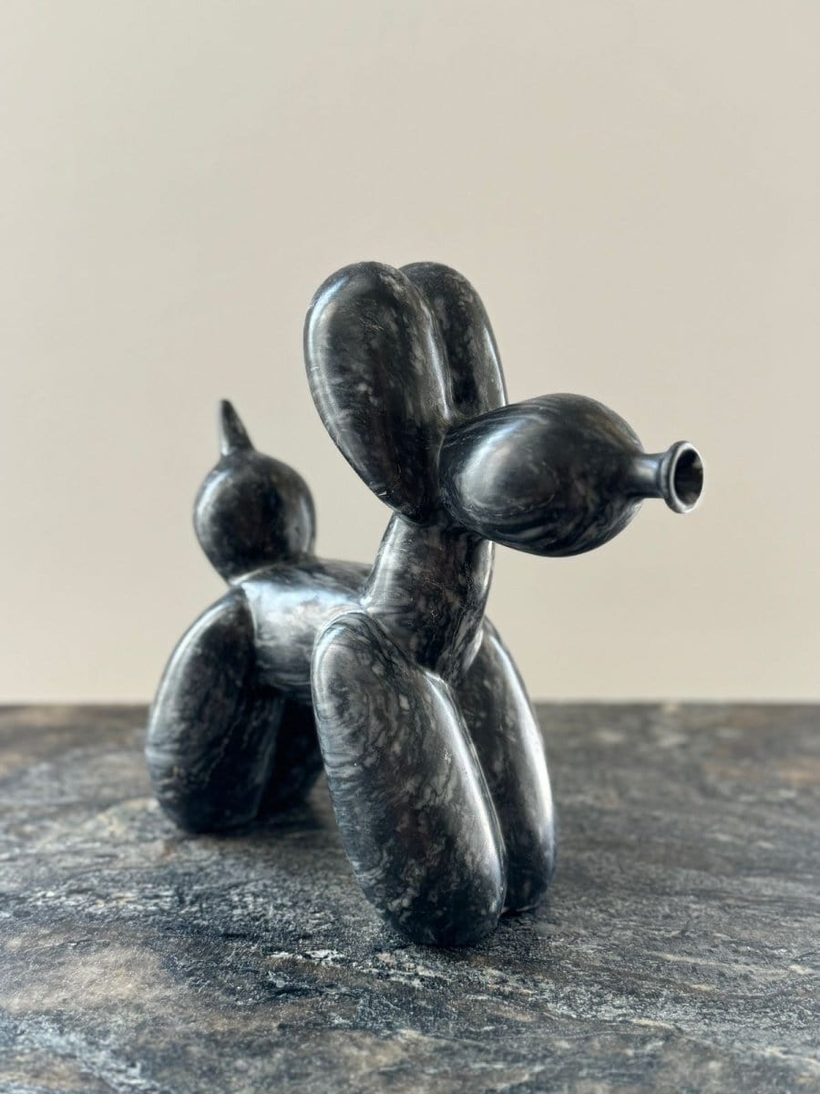 Escultura de Mármol en Forma de Perrito - Arte Guillomé