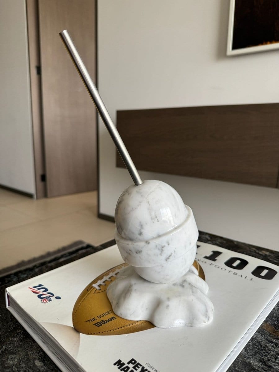 Escultura de Paleta Derretida de Mármol - Arte Guillomé