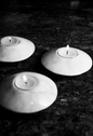 Set de 3 Portavelas de Mármol - Arte Guillomé